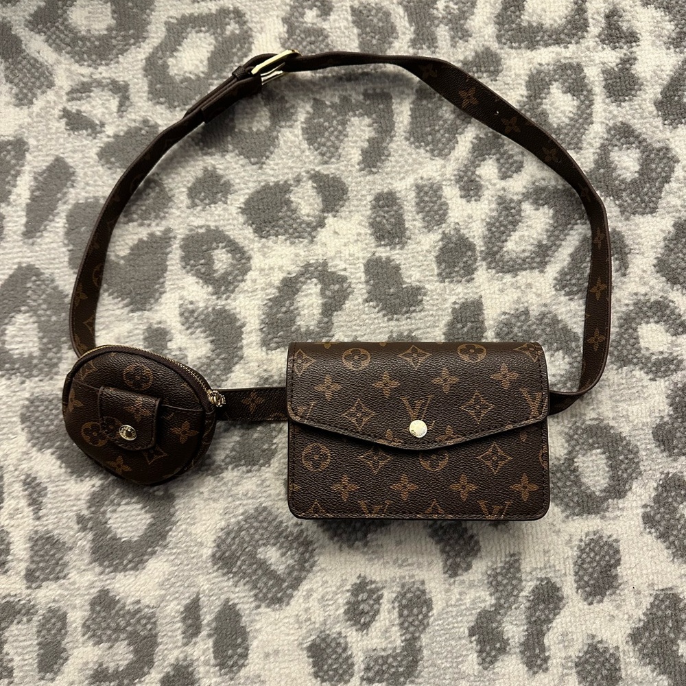 Brown Monogram Belt Bag Duo